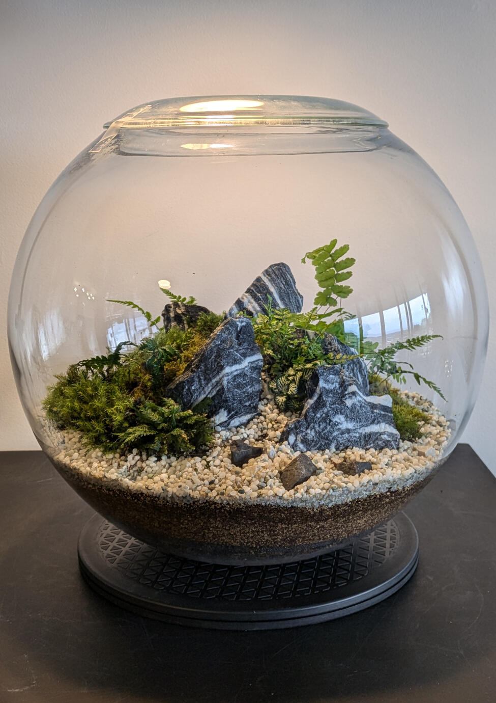 Melody of Stone 石の調べ XL custom Zen Garden. H32cm x W35cm